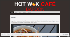 Desktop Screenshot of hotwokcafebardon.com
