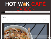 Tablet Screenshot of hotwokcafebardon.com